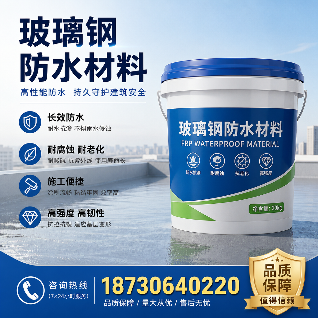 专家解析：玻璃钢防水材料的市场前景分析在 攀枝花